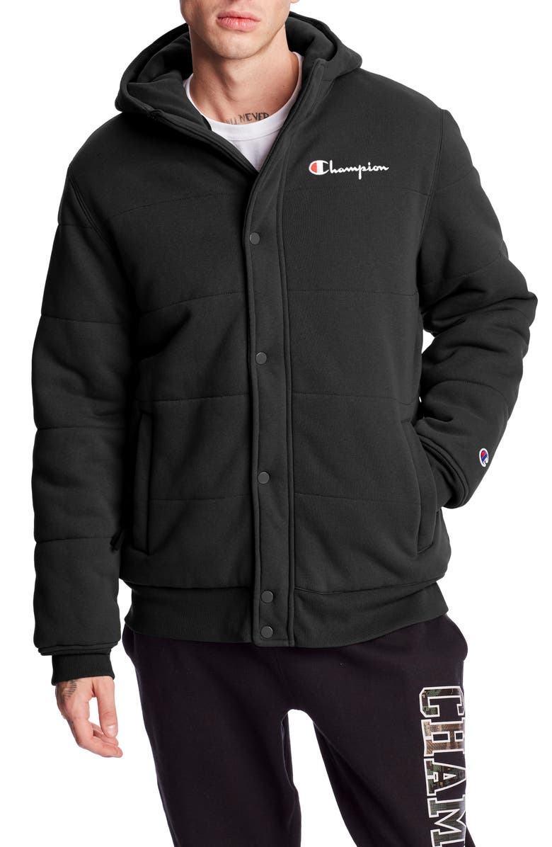 Champion Reverse Weave Puffer Jacket, Main, color,