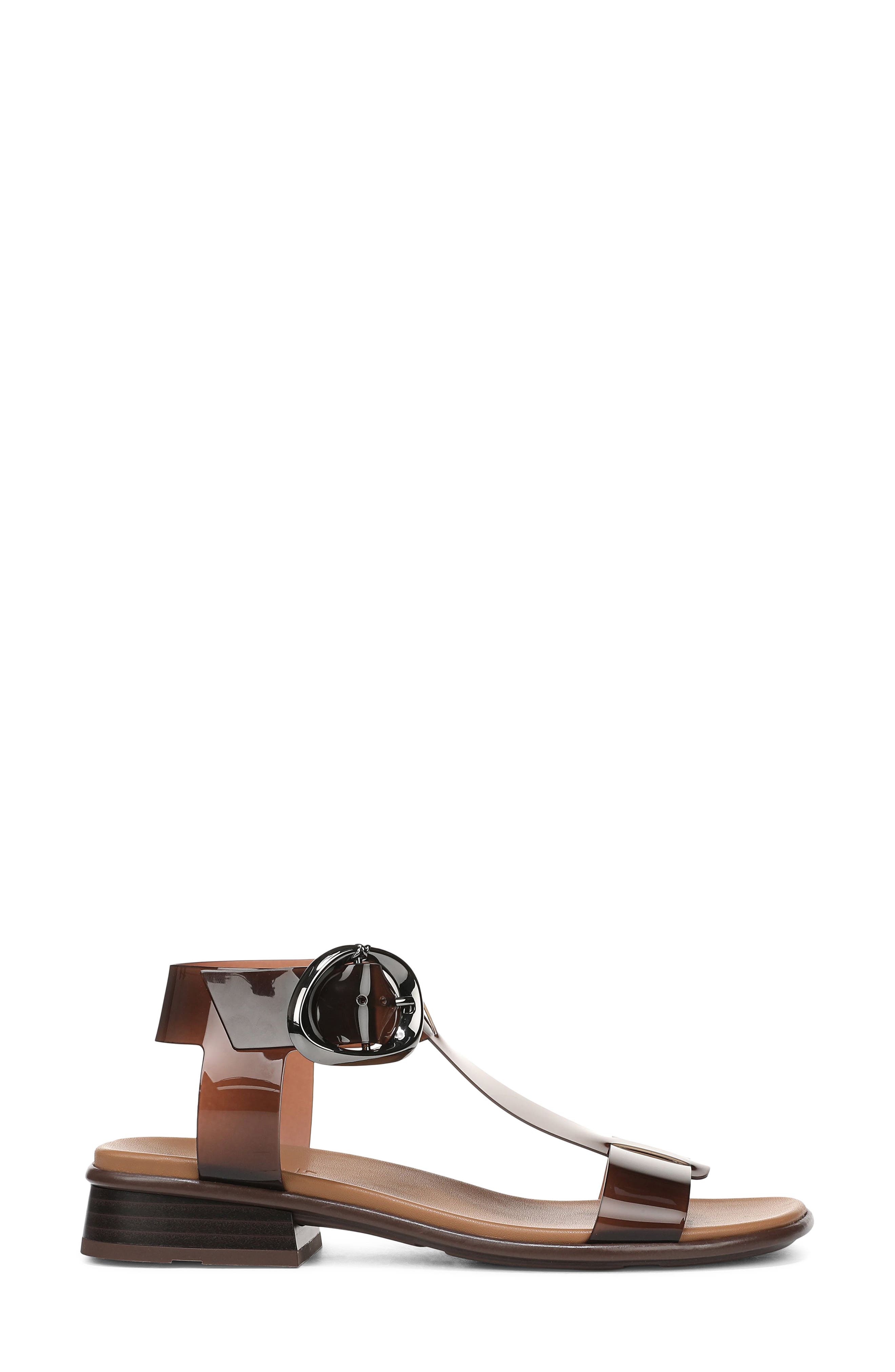 Naturalizer Brandy T-Strap Sandal, Alternate, color, Chocolate Bar Brown