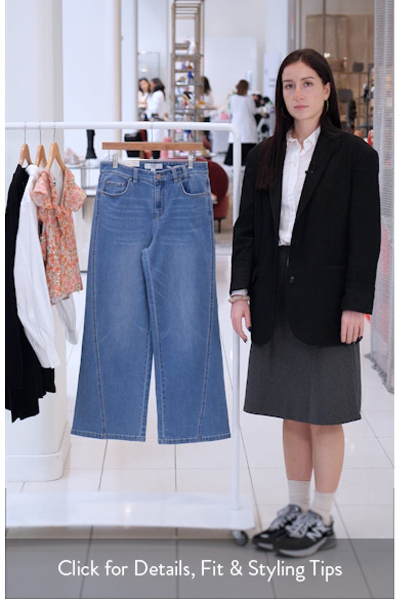 Forward Seam Weekend Wide Leg Ankle Jeans video