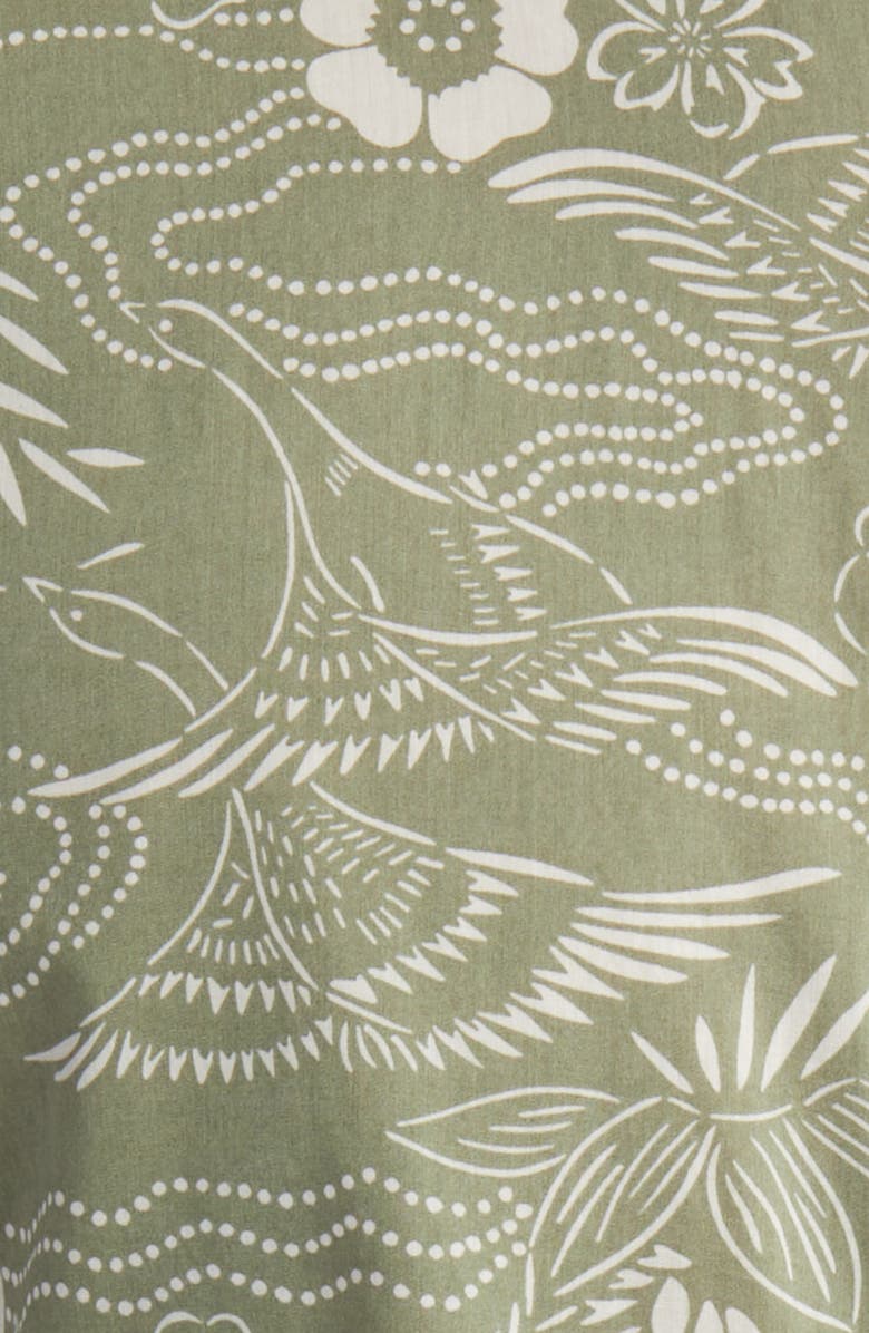 Rails Monaco Floral Short Sleeve Button-Up Shirt, Alternate, color, 