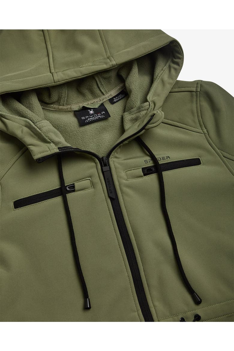 Women Long Softshell Jacket, Alternate, color, Sage