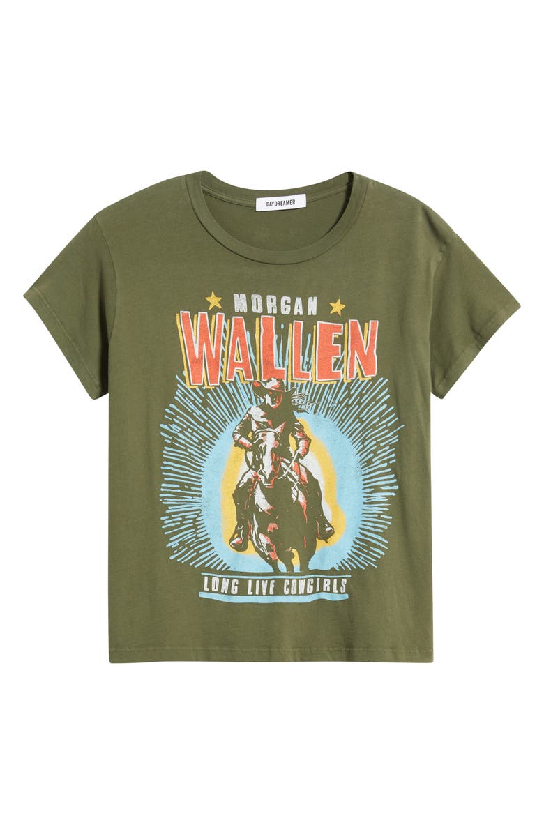 Daydreamer Morgan Wallen Long Live Cowgirls Cotton Graphic T-Shirt, Alternate, color,