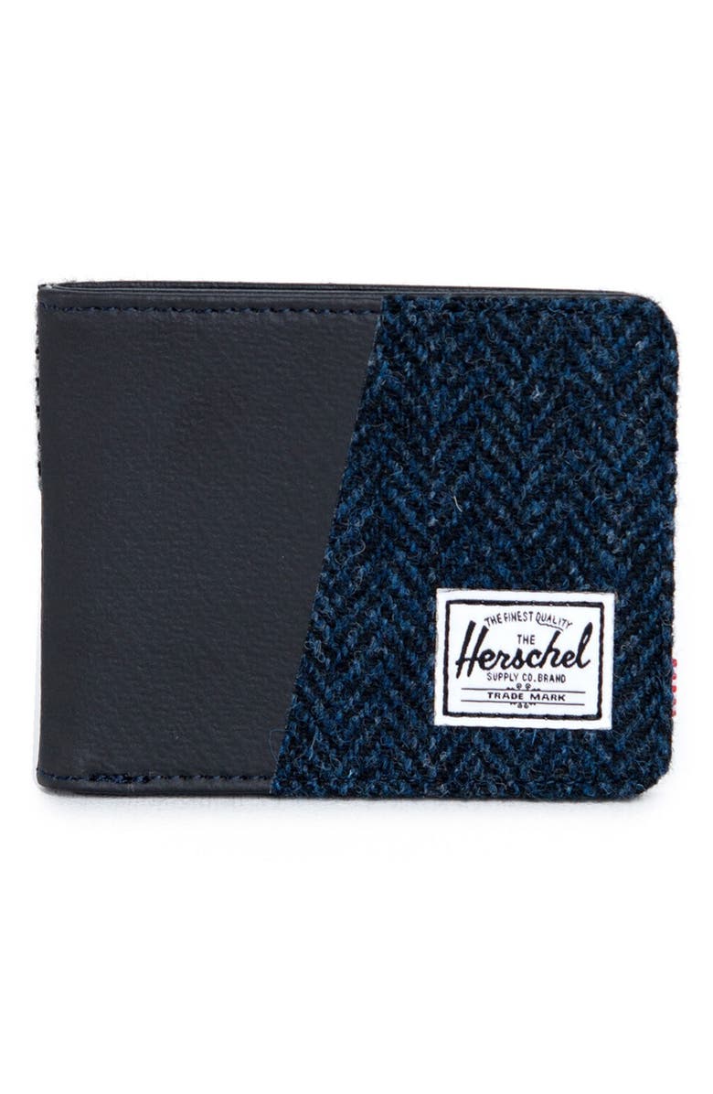 Herschel Supply Co. 'Hank' Harris Tweed Bifold Wallet, Main, color, 