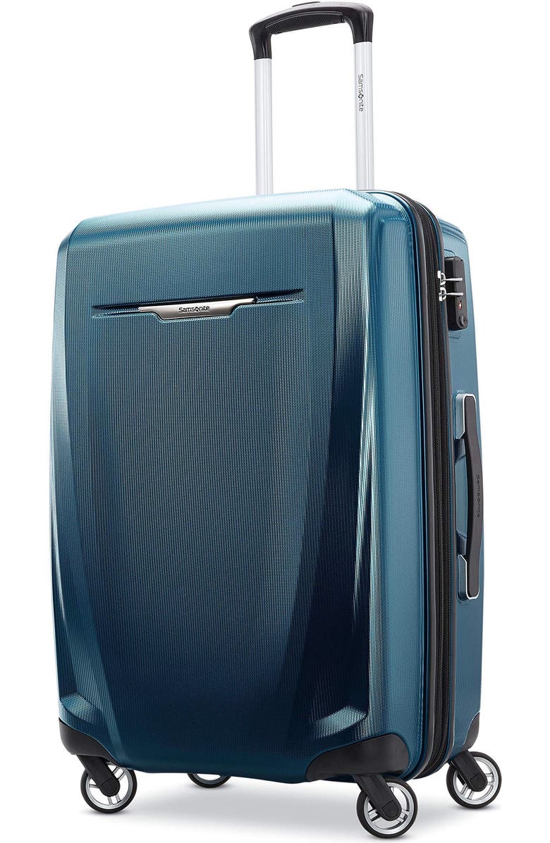 Samsonite Winfield 3 DLX Checked-Medium Spinner, Main, color,