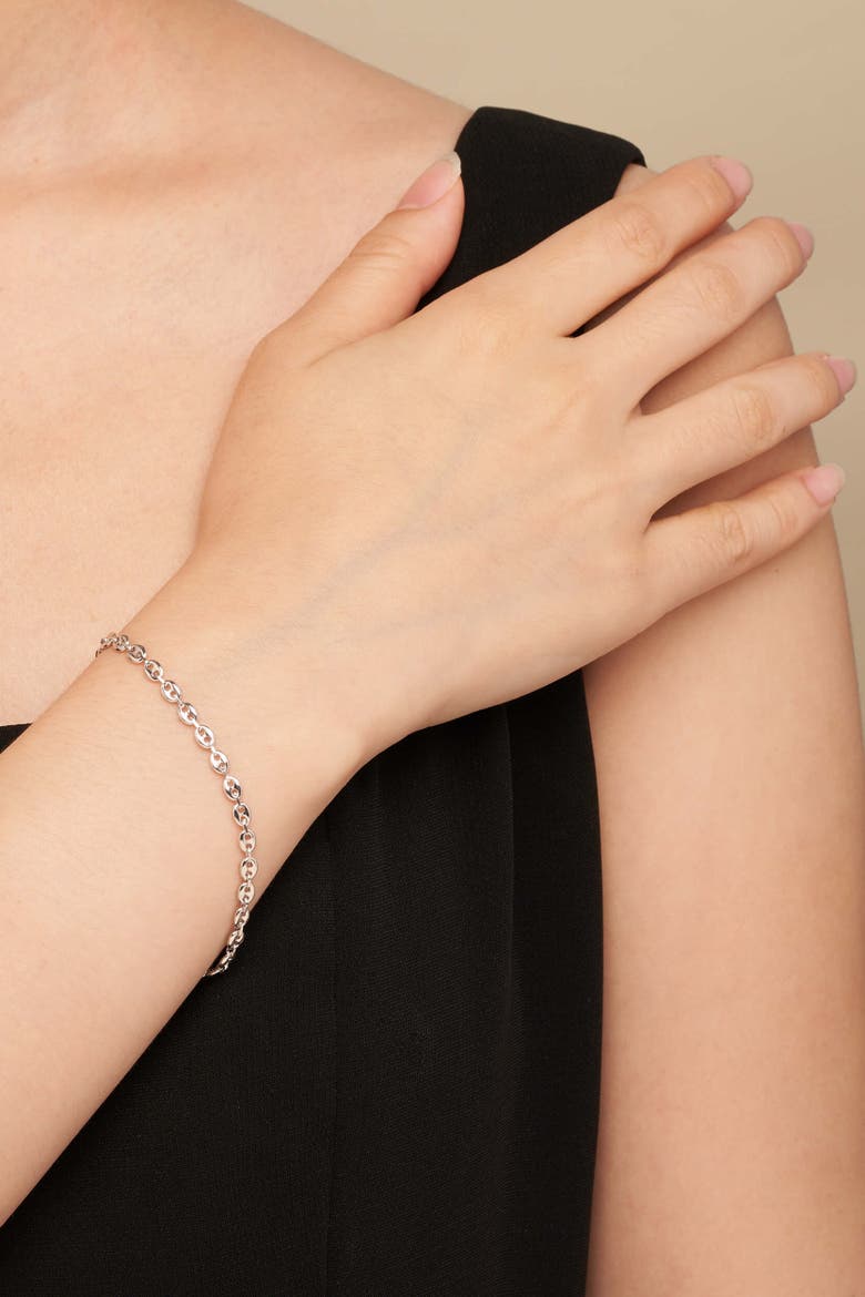 Sterling Silver Take Me There Mariner Bracelet, Alternate, color, Sterling Silver