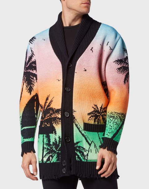 Lambswool Oversize Cardigan Hawaii Men