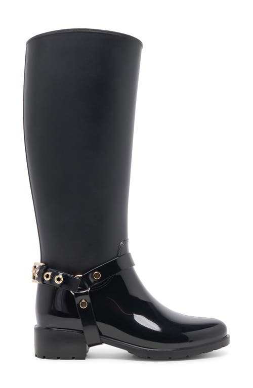 Dolce Vita Cloudy H2o Womens Zipper Patent Knee-high Boots In Black