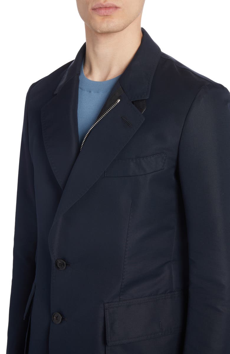 TOM FORD Zip-Up Sartorial Jacket, Alternate, color, Navy