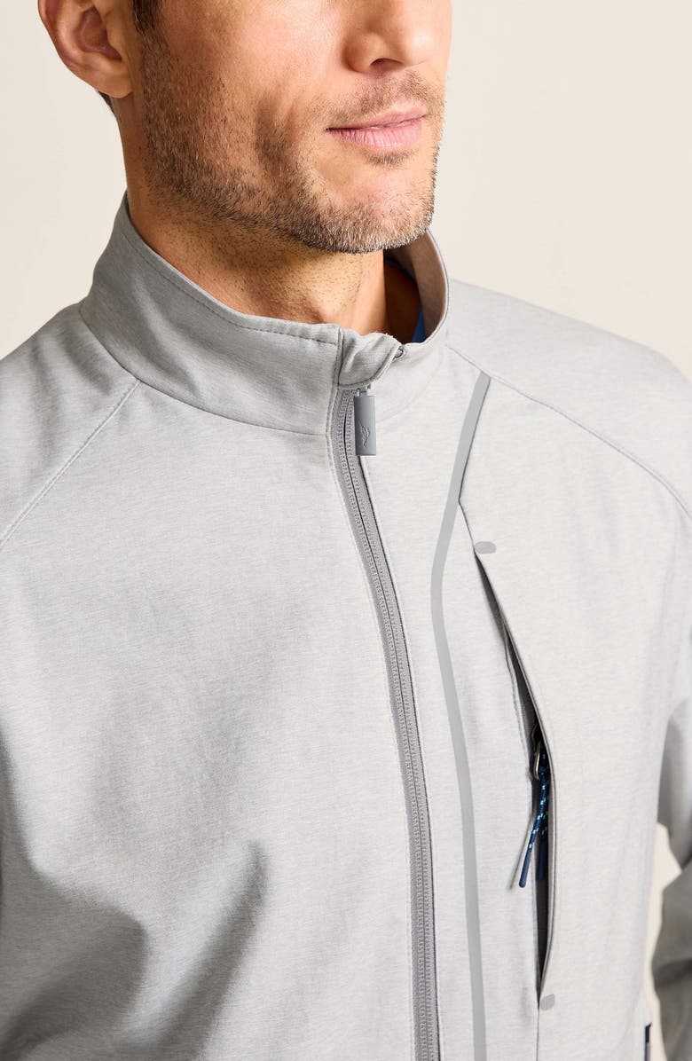 Tommy Bahama On Par Pro Water Repellent Zip Jacket, Alternate, color, Harbor Mist