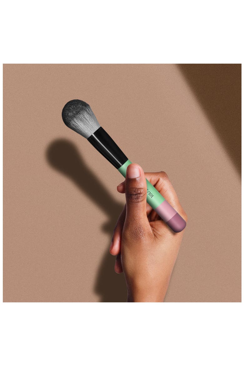 101 Powder Brush, Alternate, color, VERDE