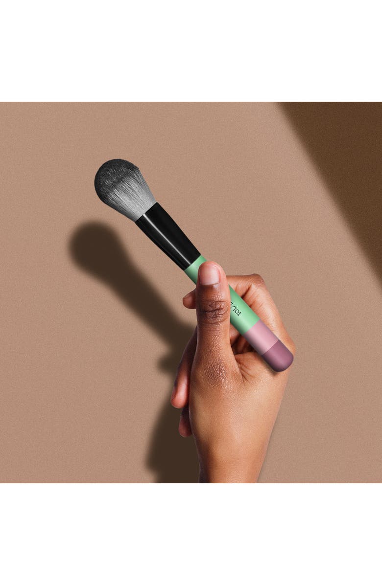 Otis Batterbee 101 Powder Brush, Alternate, color, Verde