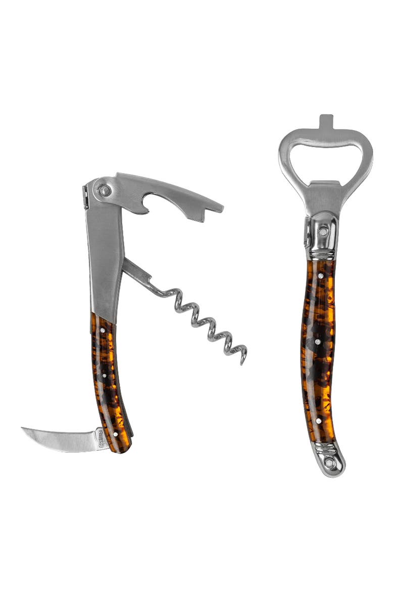 Laguiole 2-Piece Barware Set, Main, color, TORTOISE SHELL