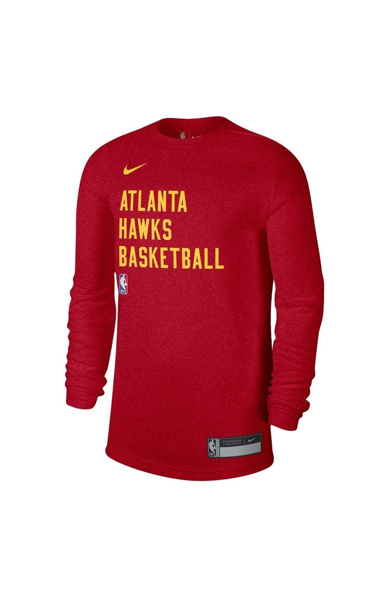 Nike Unisex Nike Red Atlanta Hawks 2023/24 Legend On-Court Practice Long Sleeve T-Shirt, Alternate, color, Red