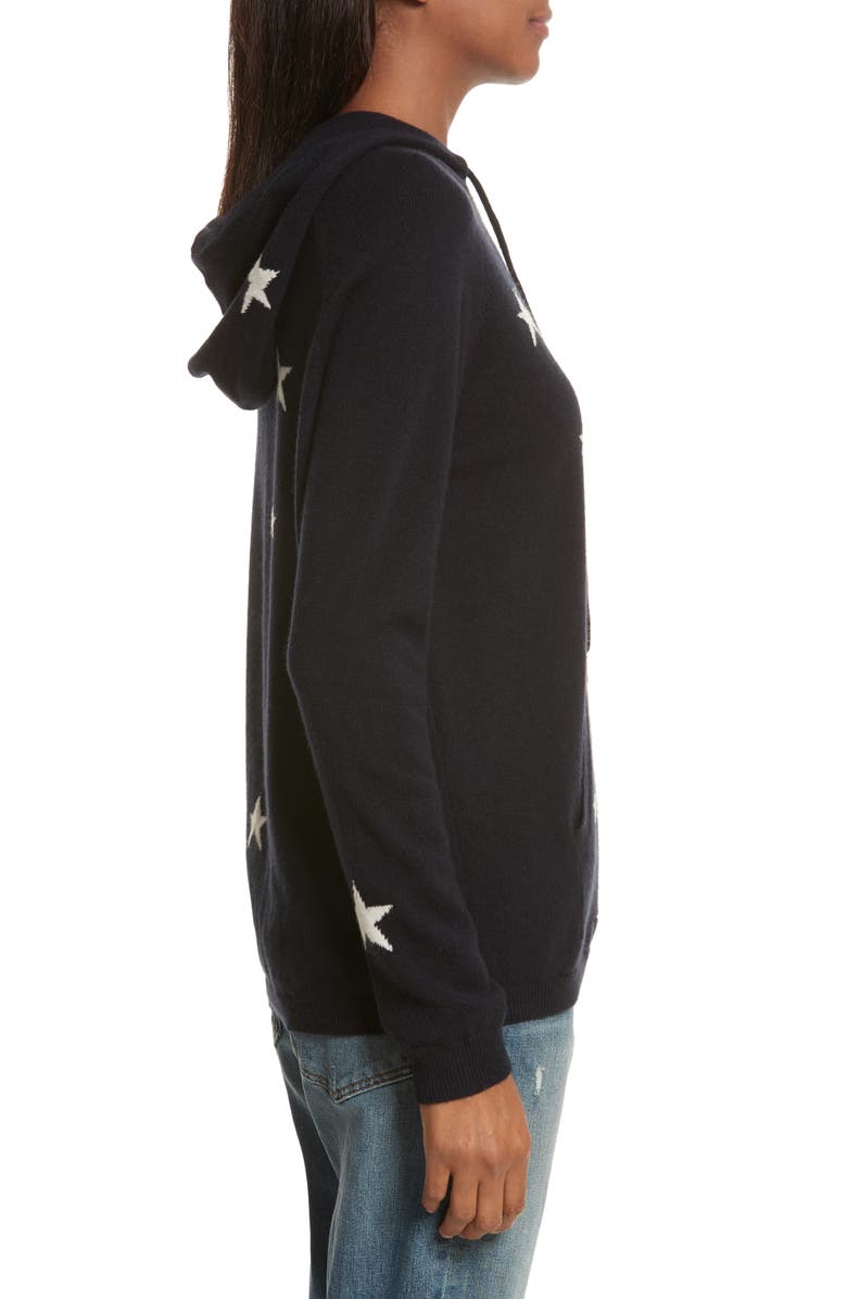 Chinti & Parker Star Cashmere Hoodie, Alternate, color,