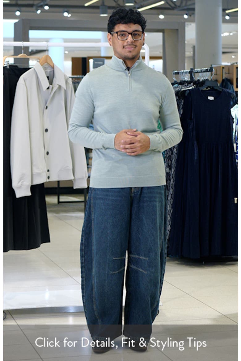 Blackhall Wool Quarter Zip Sweater video