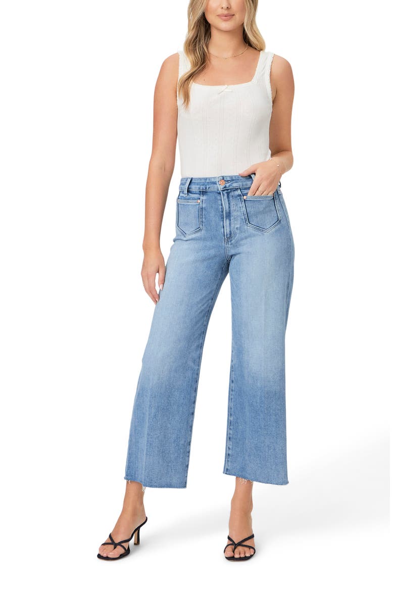 Anessa High Waist Wide Leg Jeans, Alternate, color, MADELYN