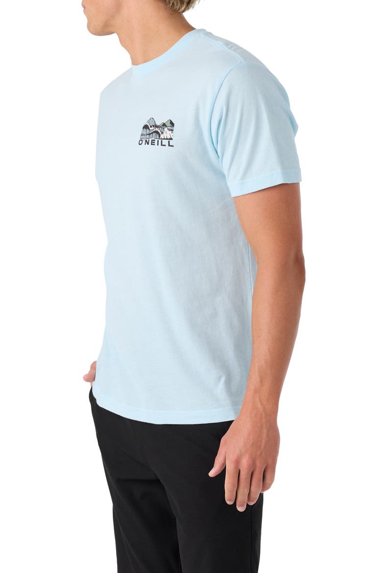 Sundown Graphic T-Shirt, Alternate, color, SKY BLUE HEATHER