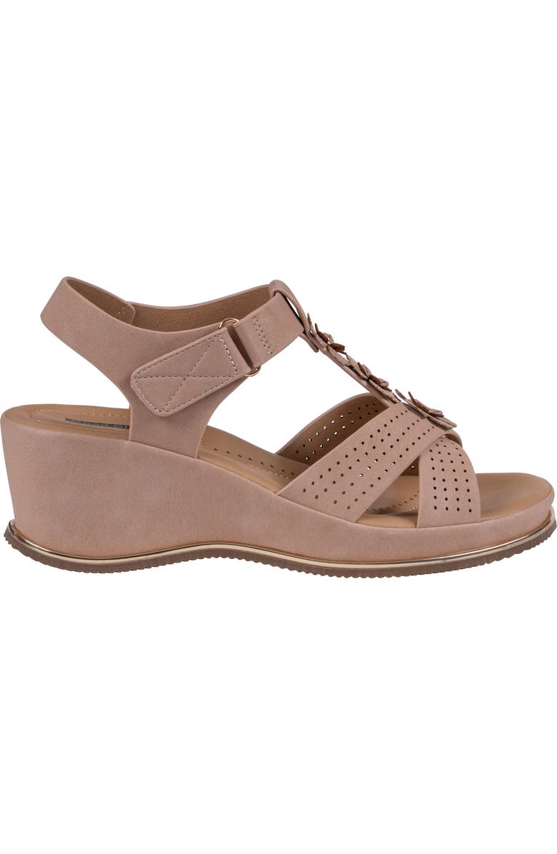 GOOD CHOICE NEW YORK Miko Wedge Sandal, Alternate, color, Blush