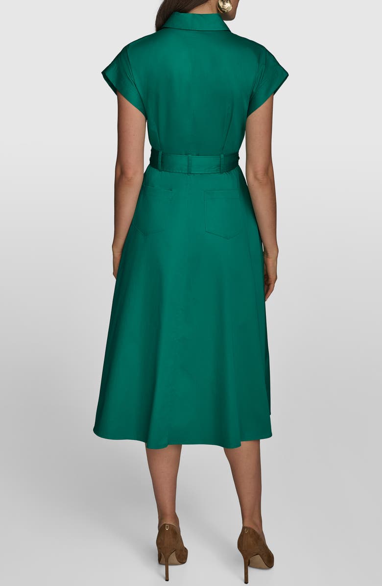 Donna Karan New York Cotton Midi Shirtdress, Alternate, color, 