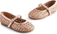 NEXT Kids' Woven Mary Jane Flat