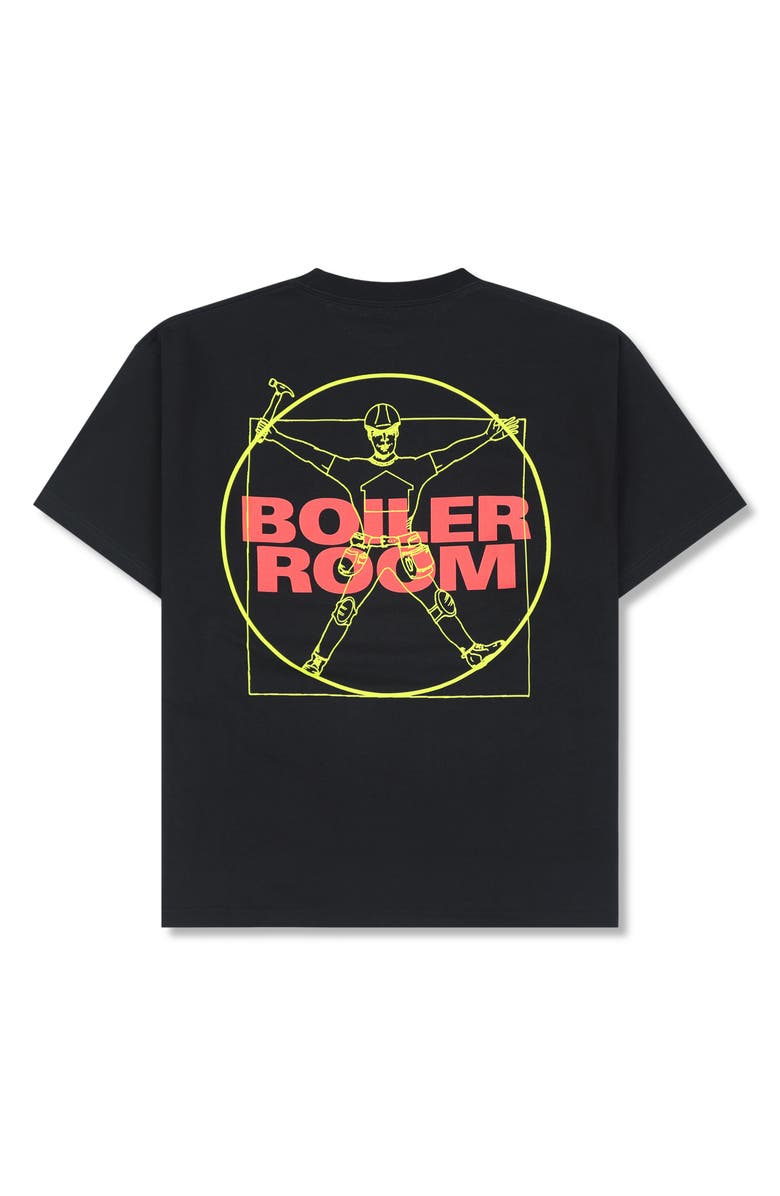 PLEASURES Loud Music Cotton Graphic T-Shirt, Alternate, color, Black