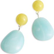 Madewell Stone Double Drop Earrings