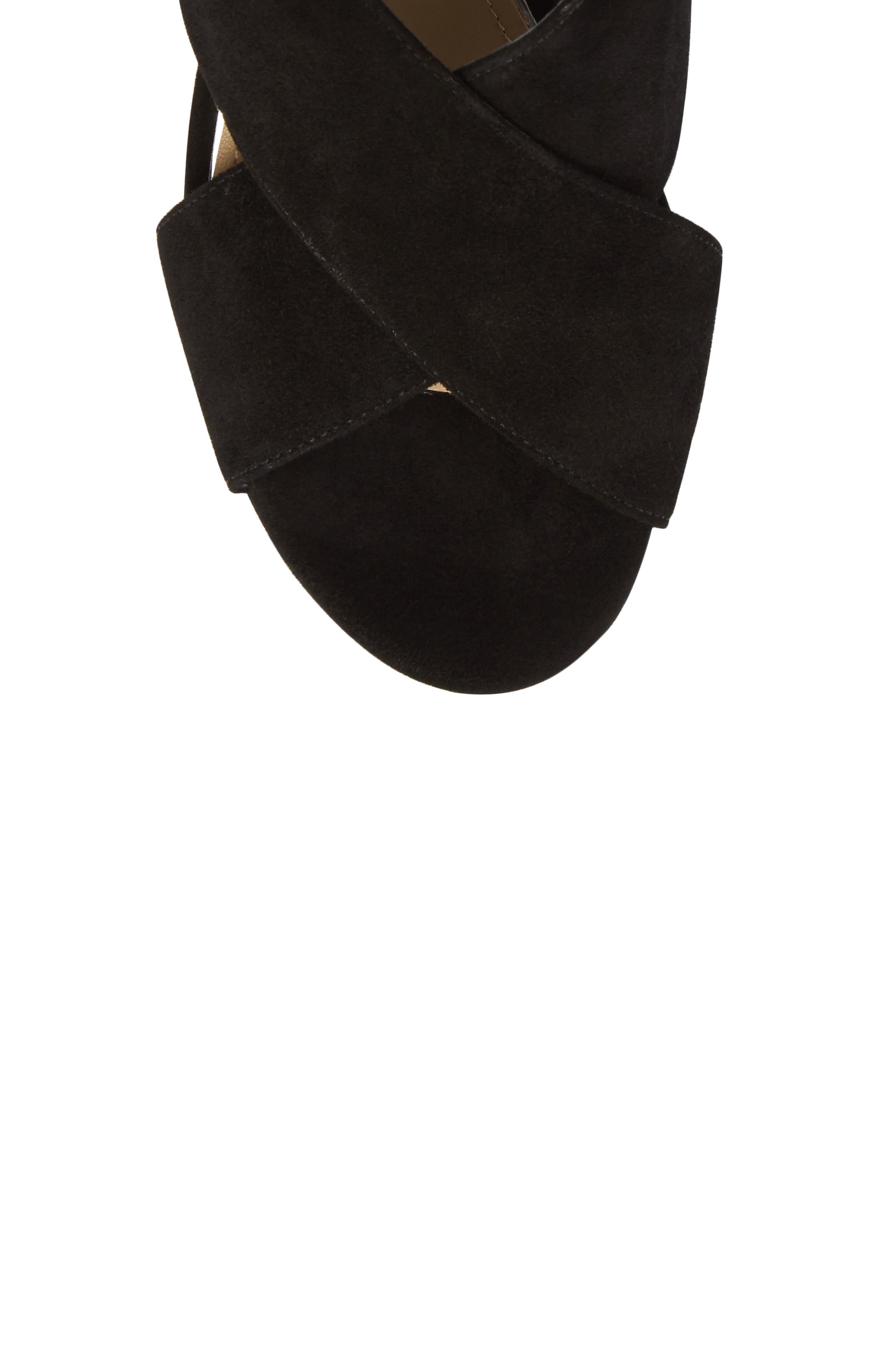 Etienne Aigner Dominica Suede Platform Wedge Sandal, Alternate, color, 