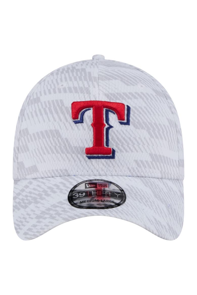 Men's New Era  White Texas Rangers Graded 39THIRTY Stretch Fit Hat, Alternate, color, White