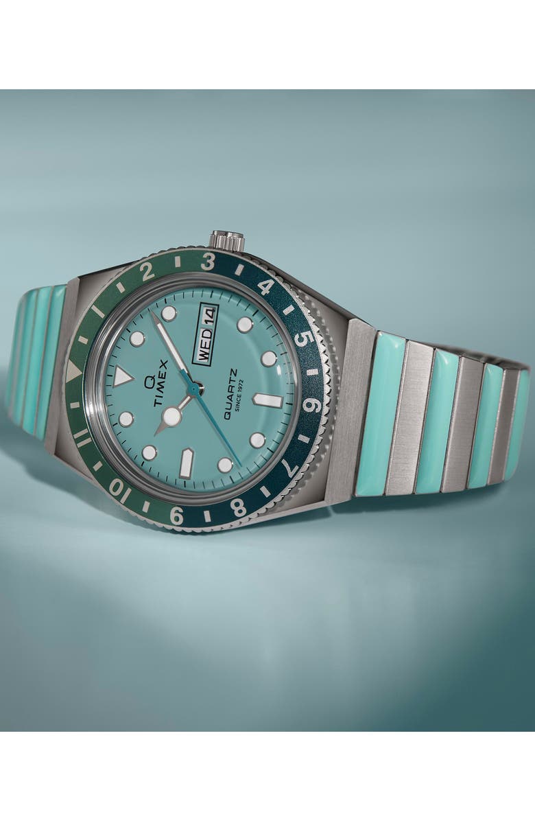 Timex<sup>®</sup> Q Timex Expansion Bracelet Watch, 36mm, Alternate, color,