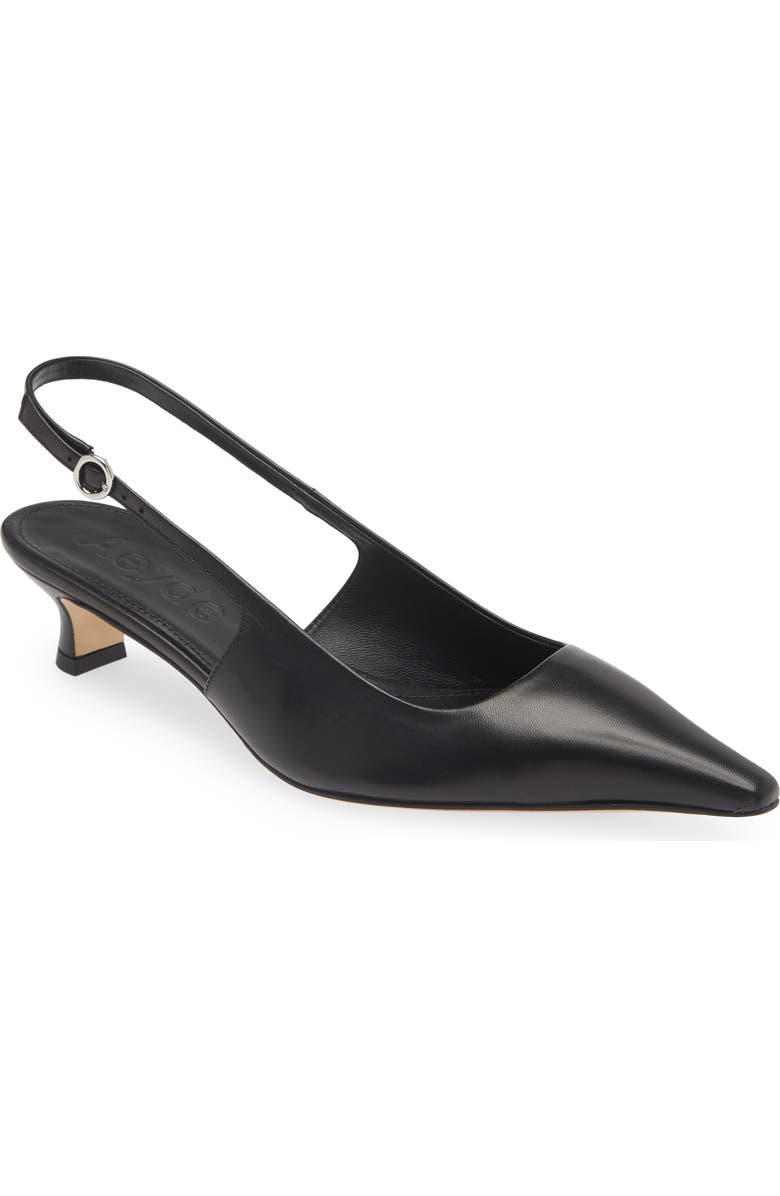 aeyde Catrina Kitten Heel Slingback Pump, Main, color,