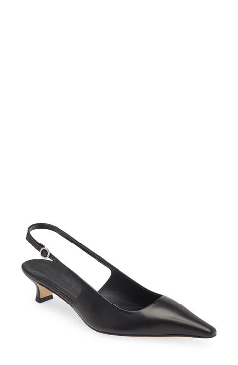 Catrina Kitten Heel Slingback Pump (Women)