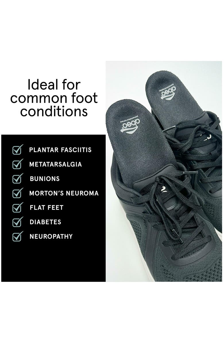 ABEO Premium Orthotic Womens Metatarsal, Alternate, color, Black