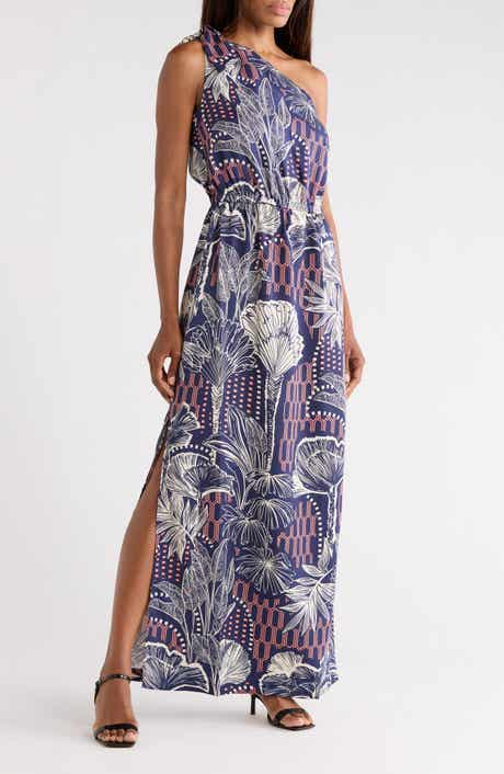 Tori Richard Urban Oasis Phillipa One-Shoulder Dress