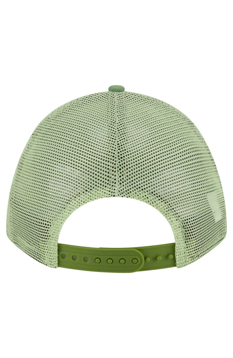 New Era Men's New Era Green Columbus Crew Color Pack 9FORTY M-Crown A-Frame Adjustable Trucker Hat, Alternate, color, Green