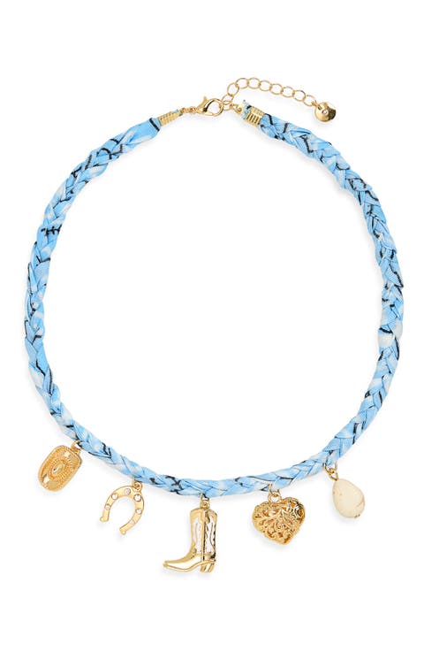 Bandana Charm Necklace