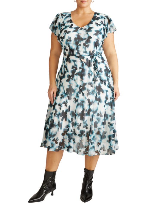 Sevilla Chiffon Dress (Plus)