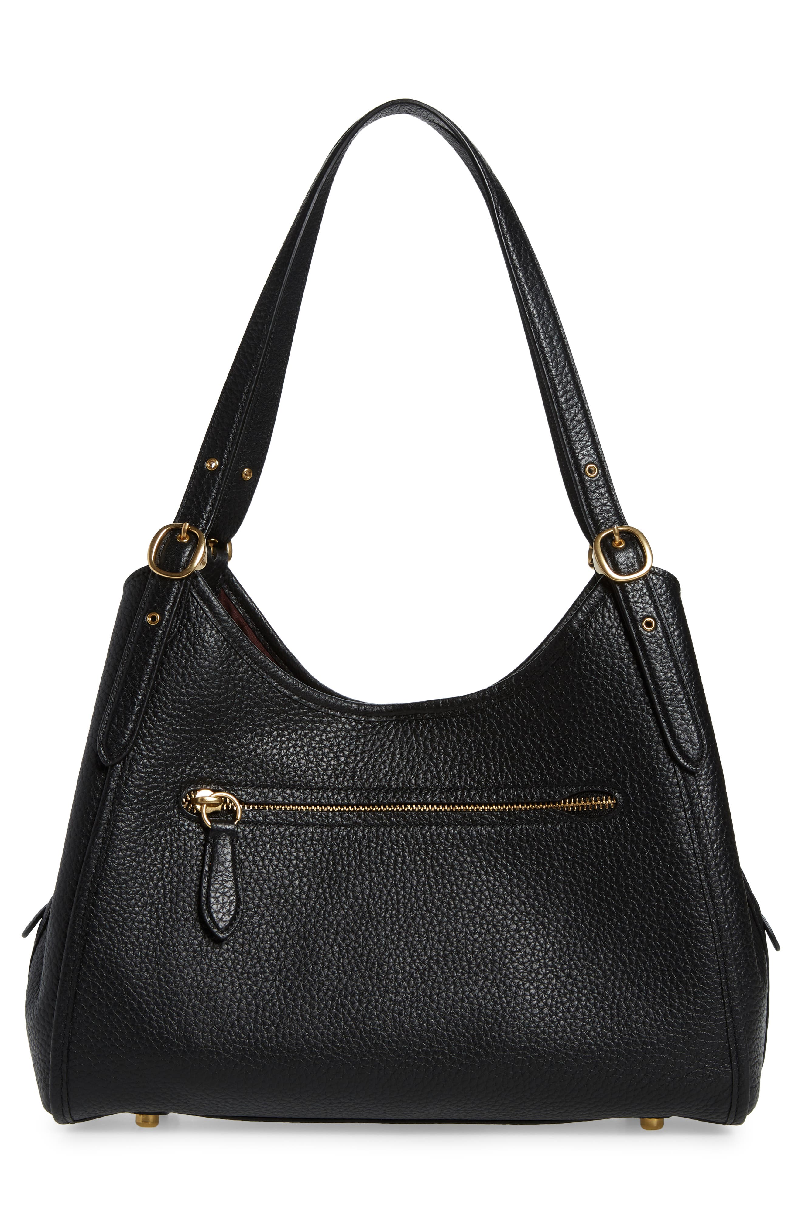 COACH Lori Pebble Leather Shoulder Bag, Alternate, color, 