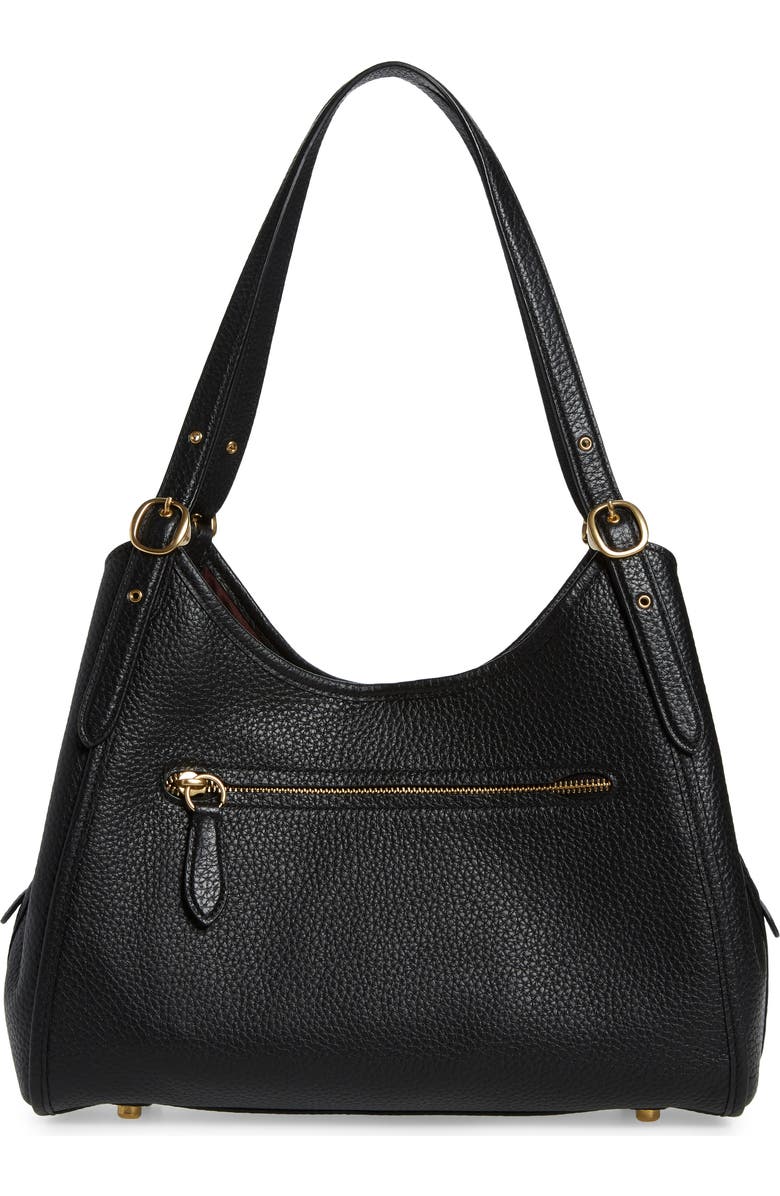 COACH Lori Pebble Leather Shoulder Bag, Alternate, color,