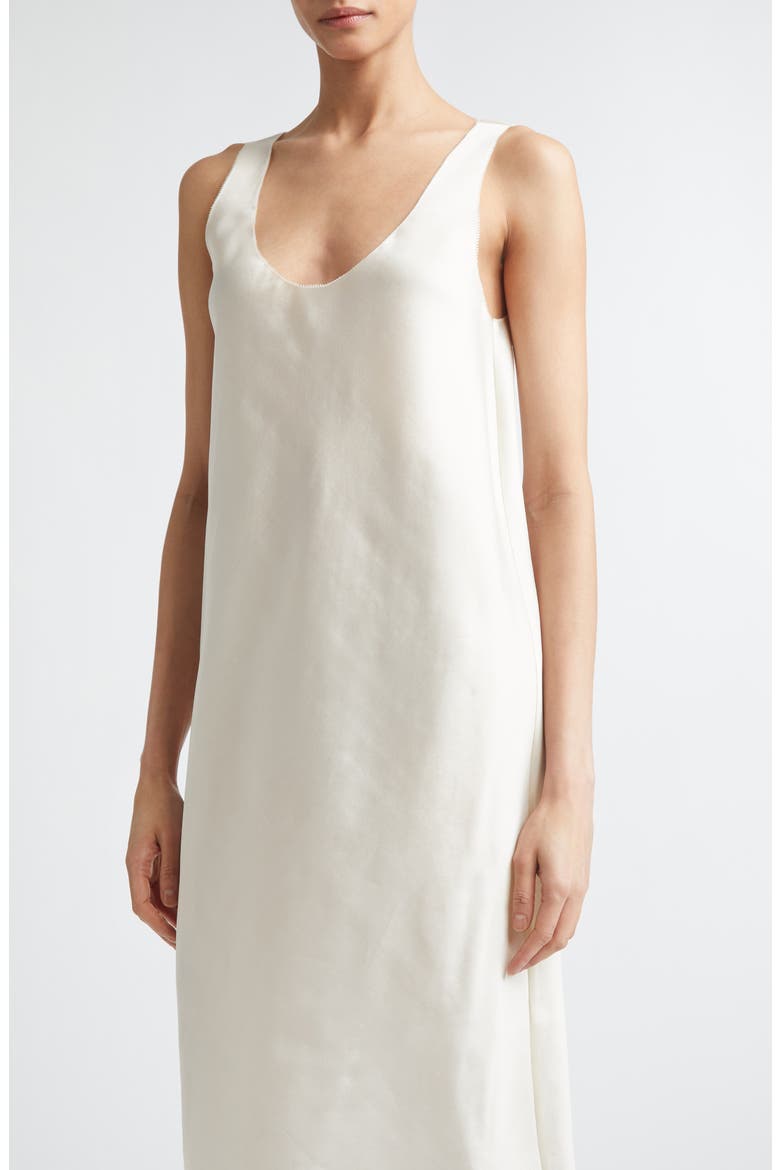 Elio Silk Tank Dress, Alternate, color, CREAM