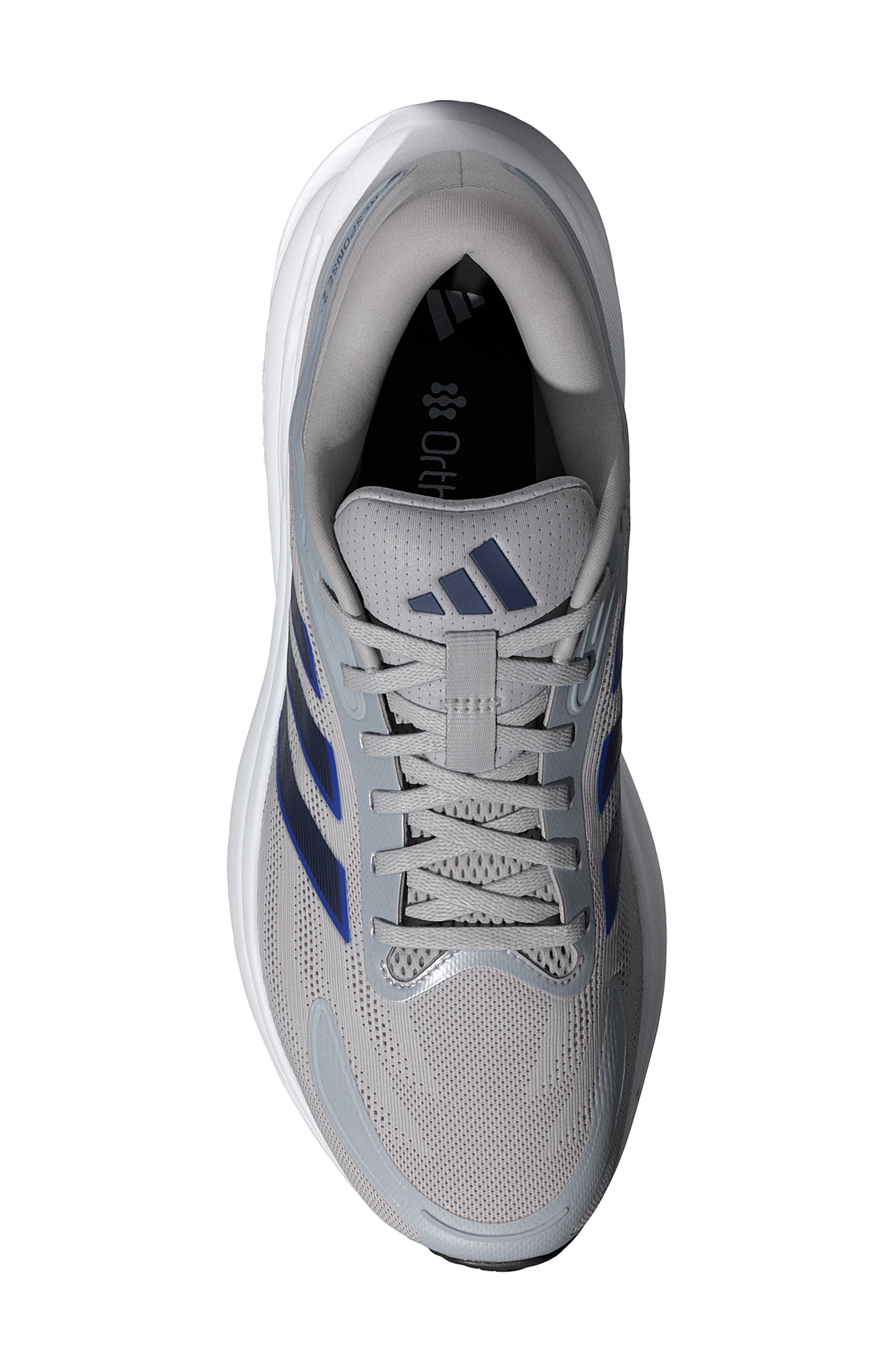 adidas Response 2 Running Shoe, Alternate, color, Grey/ Dark Blue/ Lucid Blue