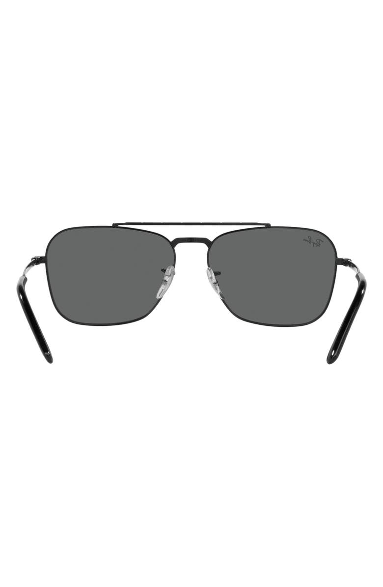 Ray-Ban New Caravan 55mm Square Sunglasses, Alternate, color, Black