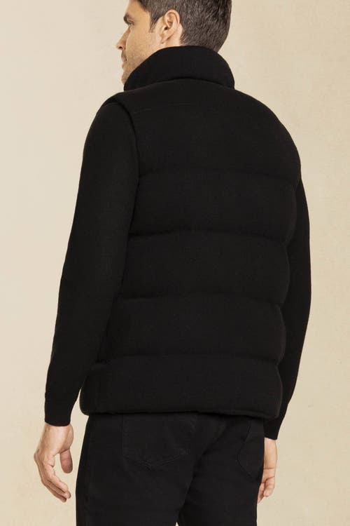 Naked Cashmere Cody Cashmere Puffer Vest In Black