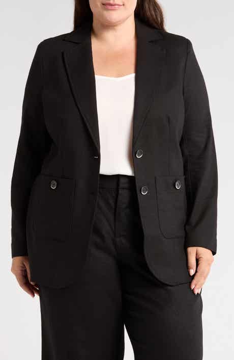 Universal Standard Coastal Linen Blend Blazer