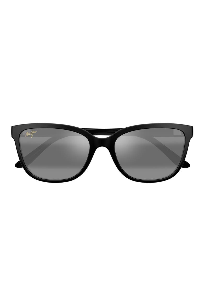Honi 54mm PolarizedPlus2® Cat Eye Sunglasses, Main, color, BLACK/ NEUTRAL GREY