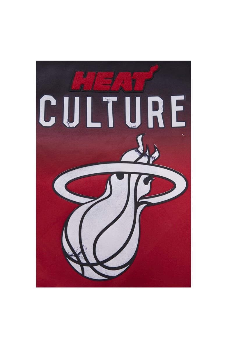 PRO STANDARD Men's Pro Standard Black Miami Heat 2023/24 City Edition Full-Zip Varsity Jacket, Alternate, color, Black