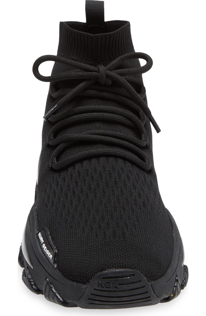 Kurt Geiger London Lettie Knit Lace-Up Sneaker, Alternate, color,