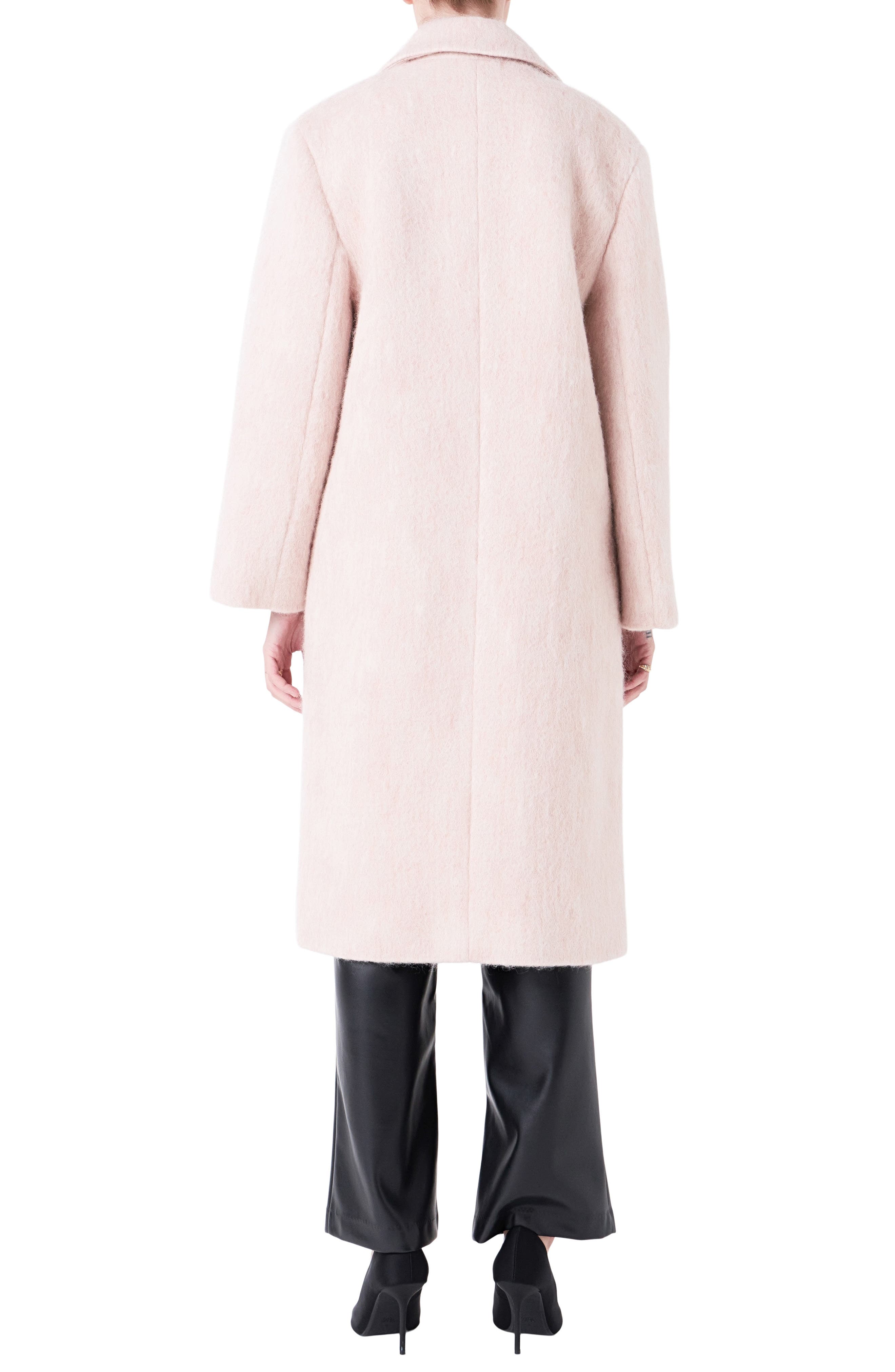 Oversize Longline Wool Blend Coat - image 4
