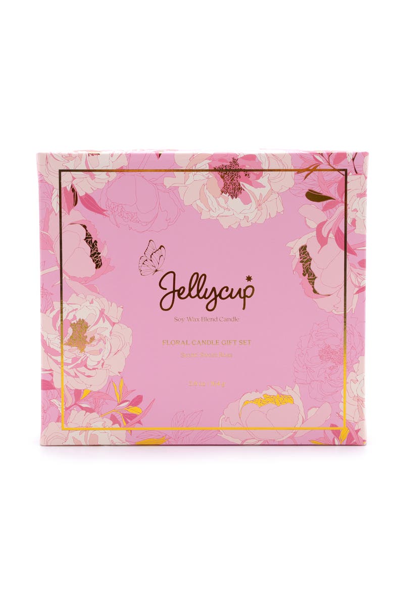 Jellycup Blossom Peony Candle Gift Set, Alternate, color, Peony