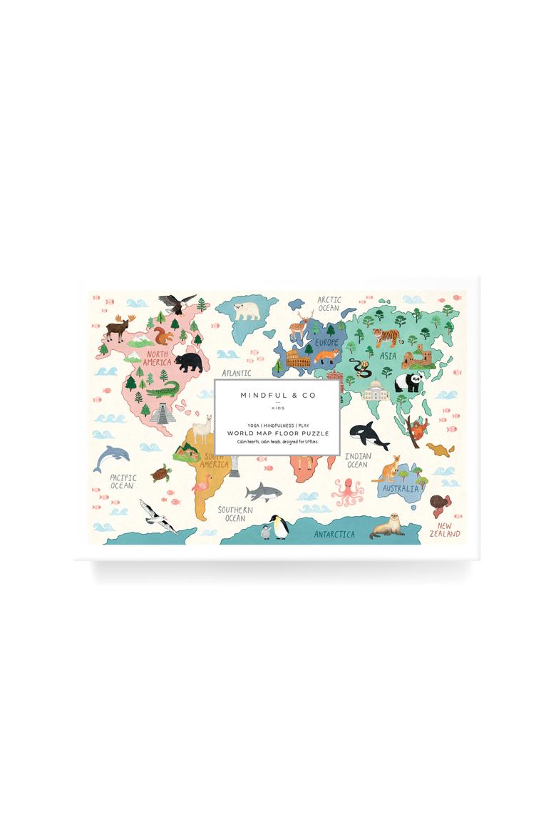 Creative Play Bundle, Alternate, color, World Map Print