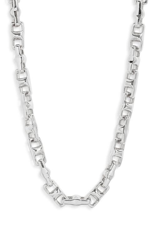 Nordstrom Square Mariner Link Necklace In Metallic